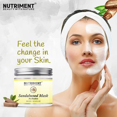 Nutriment Sandalwood Mask All Skin Type 300 gm - Masks & Peels
