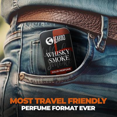 Beardo Whisky Smoke Solid Perfume 10 gm - Men Perfumes (Edt/Edp)