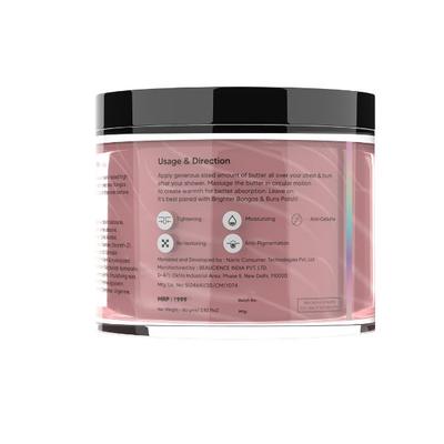 Skin Pot Co Firmer Bongos and Buns Whipped Butter - Strawberry + Vanilla 100 gm - Body Butter