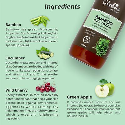 Globus Naturals Nourishing Bamboo Body Lotion 300 ml - Lotions & Creams