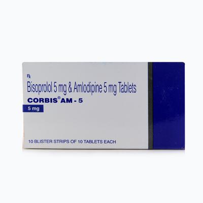 Corbis AM 5/5mg Tablet 10'S - Hypertension-Bet