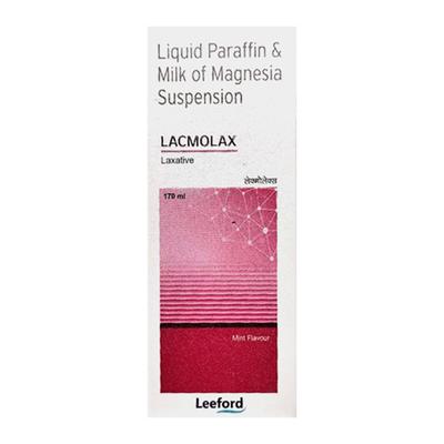 LACMOLAX Laxative Mint Flavour Suspension 170ml - Constipation-Lax