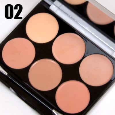 Miss Rose 6 Color Ultra Makeup Base Palette 7601 - 036N 02 21 gm - Face Palettes