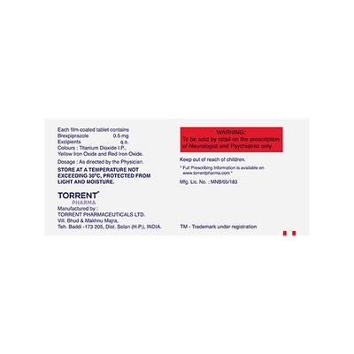 BREXILO 0.5 Tablet 10's - Schizophrenia-Aps