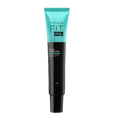 Maybelline New York Fit Me Matte + Poreless 16H Mattifying Primer for Shine - Free Smooth Skin, SPF 20 30ml - Primer