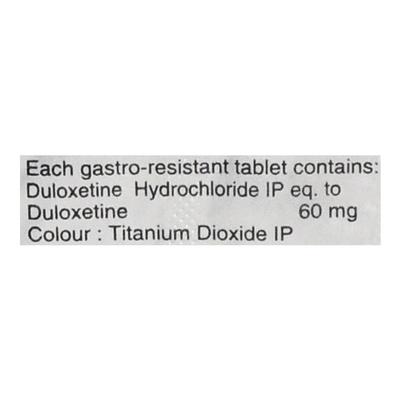 Duvanta 60mg Tablet 10'S - Depression-Ant