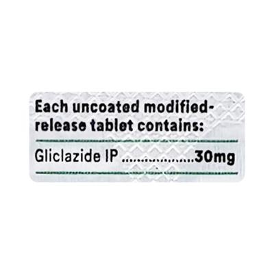Reclide MR 30mg Tablet 10'S - Diabetes-Ant