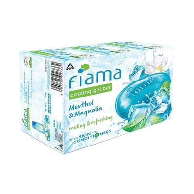 Fiama Cooling Gel Bathing Bar Menthol & Magnolia 375g 3's - Soaps
