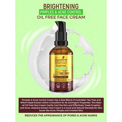 Spantra Clarifying Pimple & Acne Control Oil Free Face Cream 50 ml - Face Creams