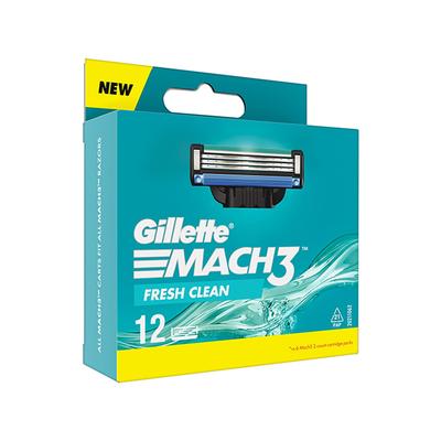 Gillette Mach 3 Cartridge 12's - Razors & Cartridges