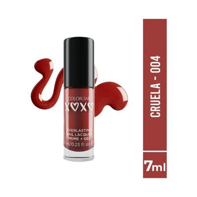 Colorbar XOXO Everlasting Prime Gel Nail Lacquer-Cruela 7 ml - Nail Polish