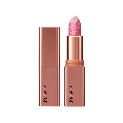 Pilgrim Glitter Lipstick Chic Haseena-06 Luxurious 3-D Glitter Formula With Matte Finish pink 4.2 g - Lipsticks