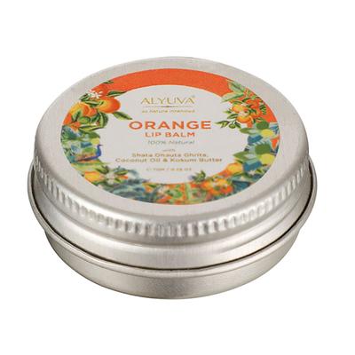 Alyuva Ghee Enriched Natural Orange Lip Balm, for all ages 7 gm - Lip Balms