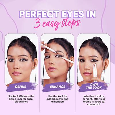 Charmacy Milano Duo Drama Eyeliner - Multichrome & Metallics - 04 1's - Eyeliners