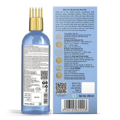 WOW Skin Science Cool Mint Hair Oil - with Comb Applicator 200 ml - Hair Oils