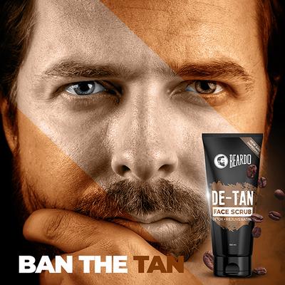 Beardo Detan Face Scrub Detox Rejuvenating 100gm - Face Scrubs