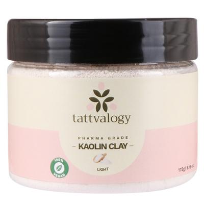 Tattvalogy Pure & Natural Kaolin Clay- IP Grade 175 gm - Masks & Peels