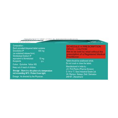 Ventidox M Tablet 10'S - Asthma/COPD-Ast
