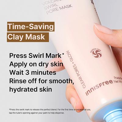 Innisfree Volcanic Swirl Pore Mask 110 gm - Masks & Peels