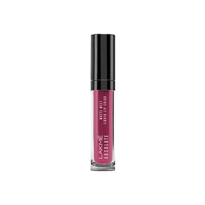 Lakme Absolute Matte Melt Liquid Lip Color - Mulberry Feast 6 ml - Liquid Lipsticks