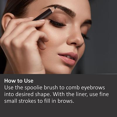 Swiss Beauty Eyebrow Definer Pencil With Spoolie, Shade - Deep Brown 1.5 gm - Eyebrow Pencils & Enhancers