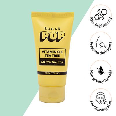 SUGAR POP Vitamin C & Tea Tree Moisturizer 50 gm - Face Moisturizers