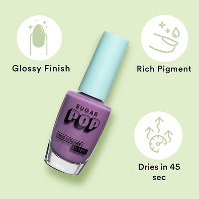 SUGAR POP Nail Lacquer 09 Lilac Rush 10 ml - Nail Polish