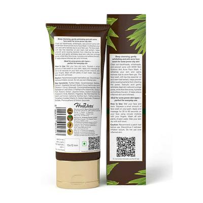 Wow Life Science Anti Acne Neem & Tea Tree Face Wash 100 ml - Face Washes