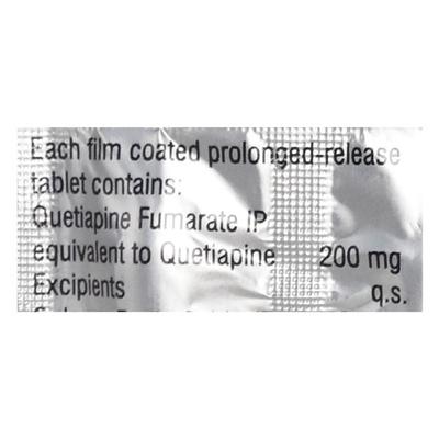 Qutipin SR 200mg Tablet 10'S - Schizophrenia-Aps