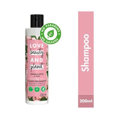 Love Beauty And Planet Murumuru Butter and Rose Sulfate Free Blooming Colour Shampoo 200 ml - Shampoos