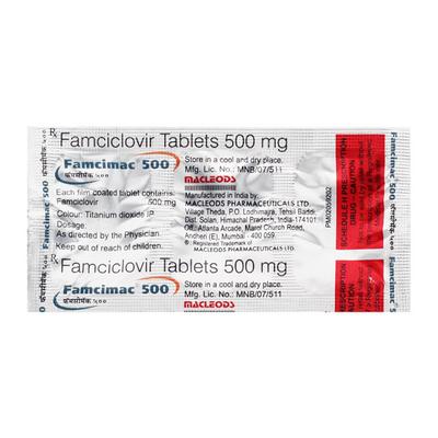 Famcimac 500mg Tablet 3'S - Viral infections-Ant