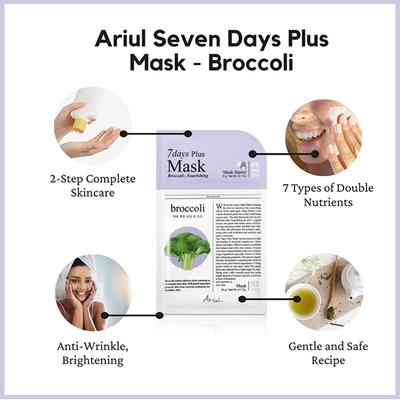 Ariul Ariul Seven Days Plus Mask Broccoli 20 ml - Sheet Masks