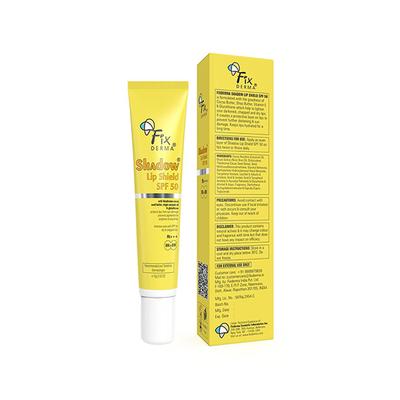 Fixderma Shadow SPF 50 Lip Shield, Lip Shield SPF 50 with Theobroma Cacao Seed Butter 15gm - Body Sunscreen