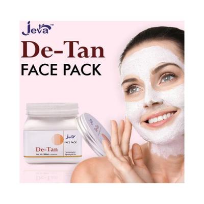 Jeva De Tan Skin Lightening and Tan Removal Face Pack 380 ml - Masks & Peels