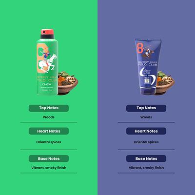 Beverly Hills Polo Club Classy Deo No.8 Trio Pack + Sports No.8 Shower Cream 3-in-1 Set For Men 675 ml 1's - Deodorants/Roll-Ons