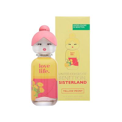 United Colors Of Benetton Sisterland Yellow Peony Eau De Toilette 80 ml - Women Perfumes (Edt/Edp)