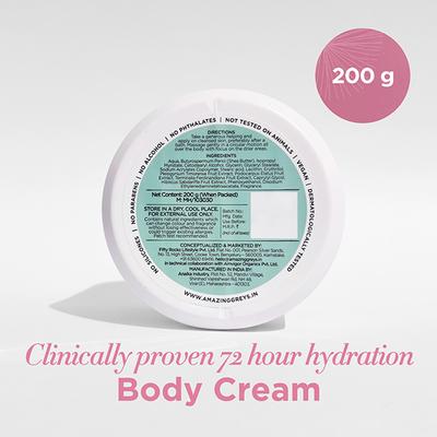 Amazing Greys Intense Hydration Body Cream Deeply Moisturizing 200 gm - Creams/Oils/Lotions