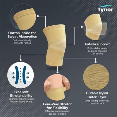 Tynor Knee Cap (XXL) (D 04) - Knee/Ankle/Leg/Foot Supports