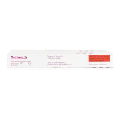 METHIMEZ 5mg Tablet 30's - Hyperthyroidism-Ant