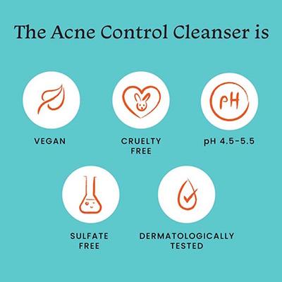 Foxtale Clear Picture Acne Control Cleanser for Oily and Acne Prone Skin Face Wash 100 ml - Scrubs & Exfoliants