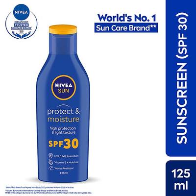 NIVEA SUNPROTECT MOISURE HIGH PROTECTION & LIGHT TEXTURE SPF30 125 ml - Lotions & Creams