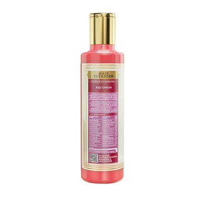 KHADI NATURAL RED ONION CLEANSER/SHAMPOO SULPHATE PARABEN FREE 210 ml - Shampoos