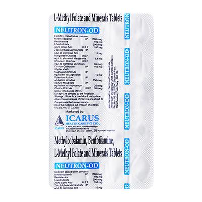 Neutron OD Tablet 10'S - Supplements-Vam