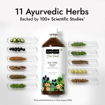 Kapiva Dia Free Juice 1 ltr - Ayurvedic Juices