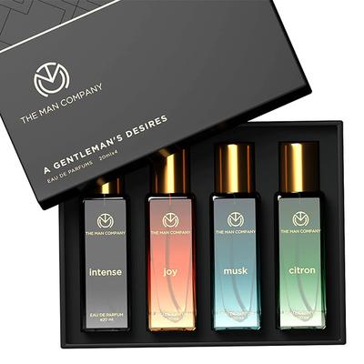 The Man Company Curated Perfume Gift Set 4 x 20ml A Gentlemens Desire Long-Lasting Fragrance 1's - Men Perfumes (Edt/Edp)