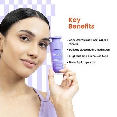 Foxtale Collagen-PDRN Cell Renewal Serum - Firm, Plump & Glass-Skin Glow 30 ml - Face Serum