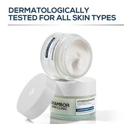 Chambor Skin Clinic Hydroadvance Overnight Mask, Deep Hydration & Skin Barrier Repair 50 gm - Masks & Peels