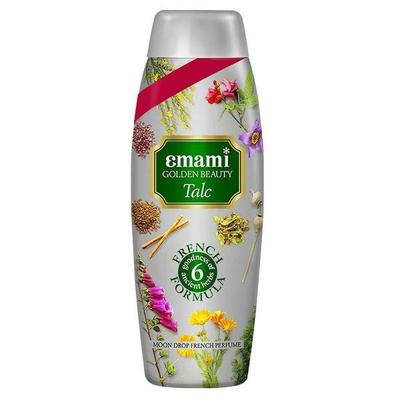 Emami Golden Beauty Talc Moon Drop French Perfume 100 gm - Talcum Powders