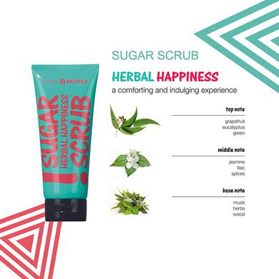 MADES Recipes Herbal Happiness Body Sugar Scrub 250 gm - Scrubs & Exfoliants