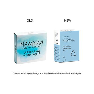 Namyaa Underarm Whitening Cream Kit for Dark Underarm and Uneven Tone with Vitamin C and Charcoal Extracts 100gm 2's - Intimate Hygiene